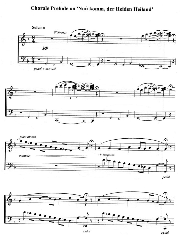 Choral Prelude on tune20191116